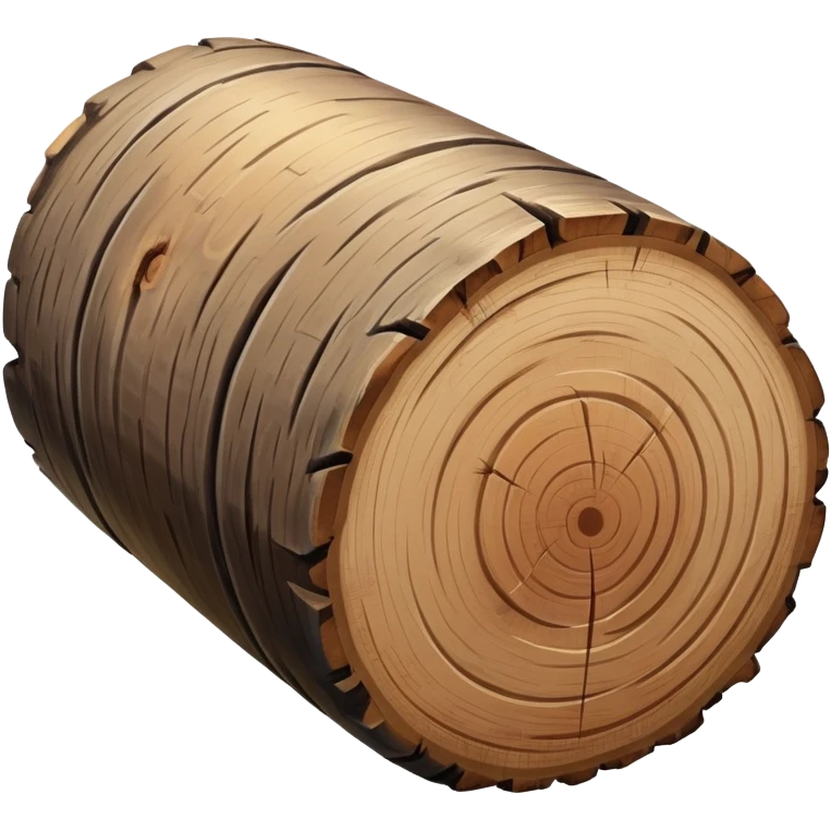 wooden log emoji