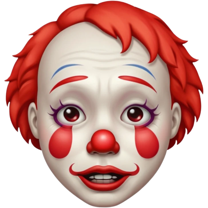 crying clown emoji