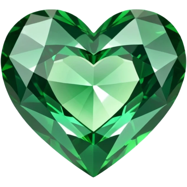 green diamond heart emoji