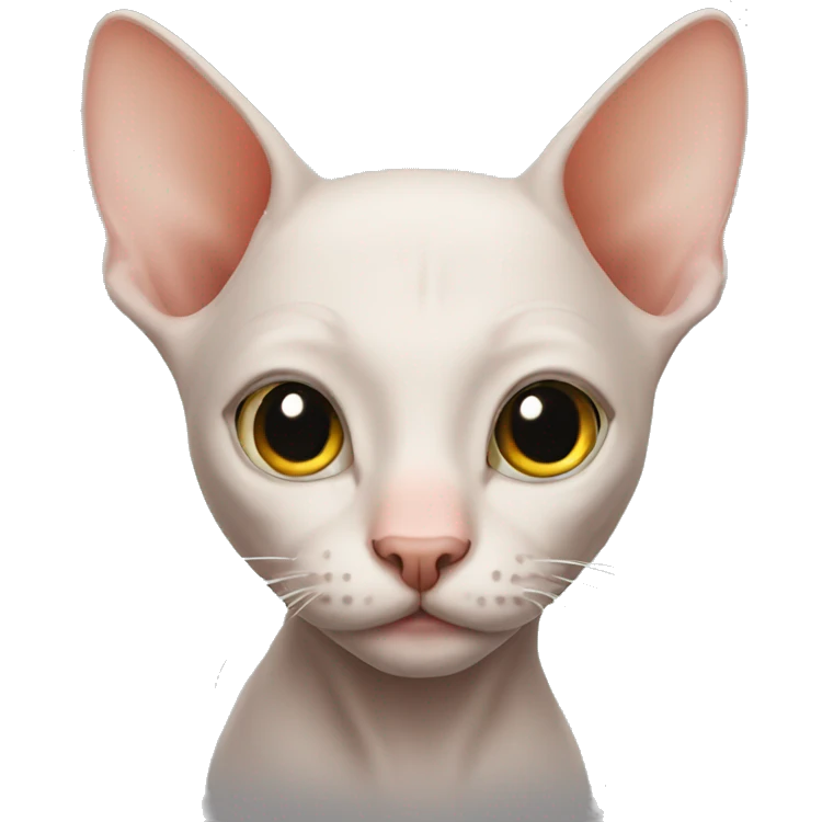 hairless cat emoji