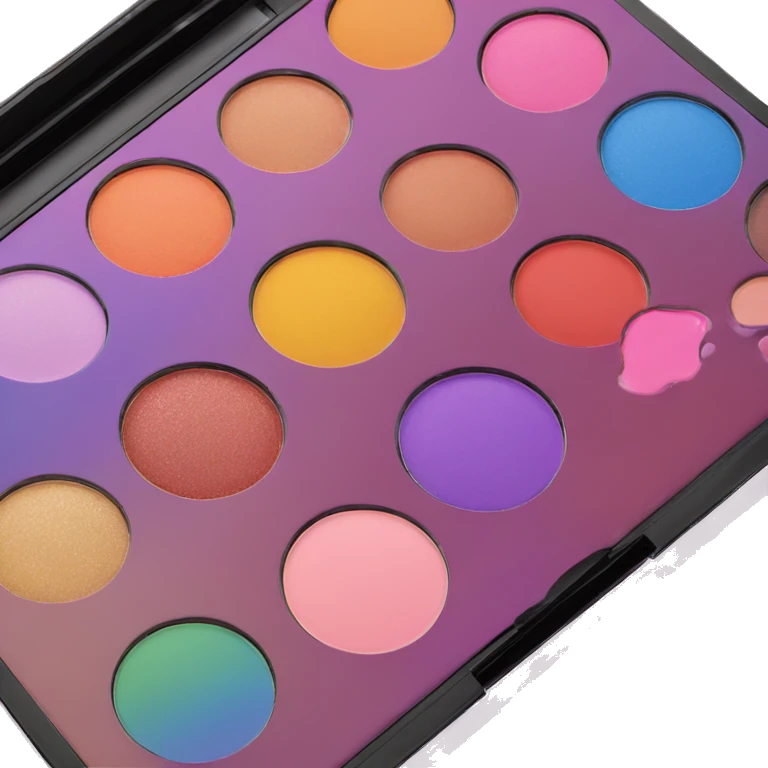 rainbow makeup palette emoji