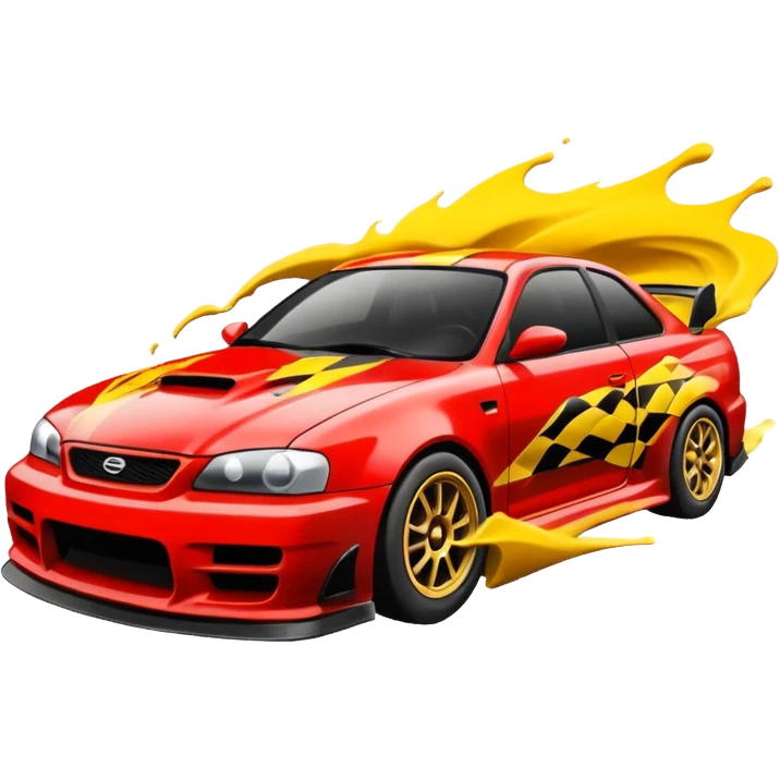 Car drift emoji  emoji