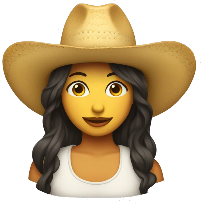 Enamorado con un sombrero  emoji