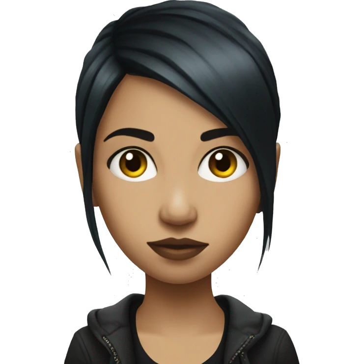 Girl with dragon tattoo emoji
