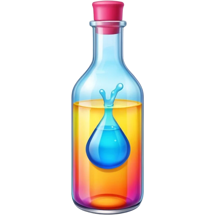 Butilkada rangli ichimliklar emoji