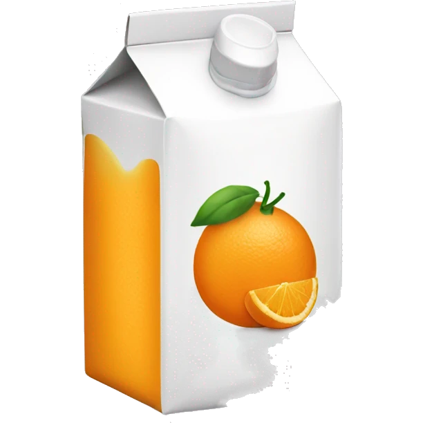 orange juice carton emoji