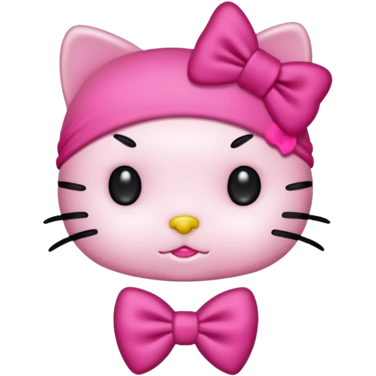 Rich hello kitty emoji