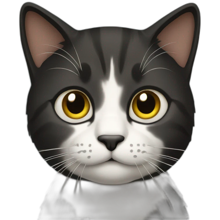 cat Moses black emoji