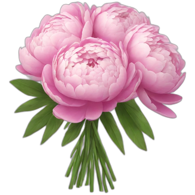 Peony bouquet emoji