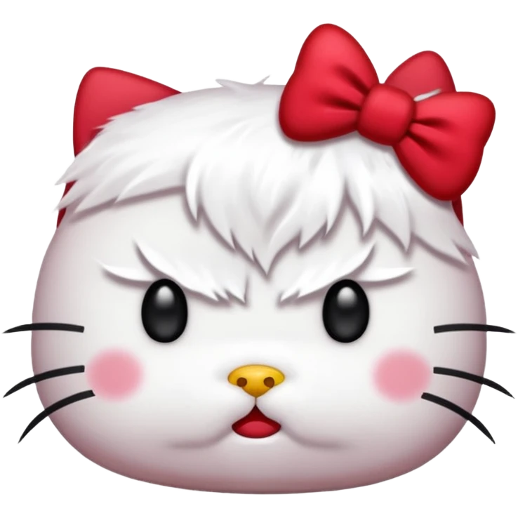 angry hello kitty emoji