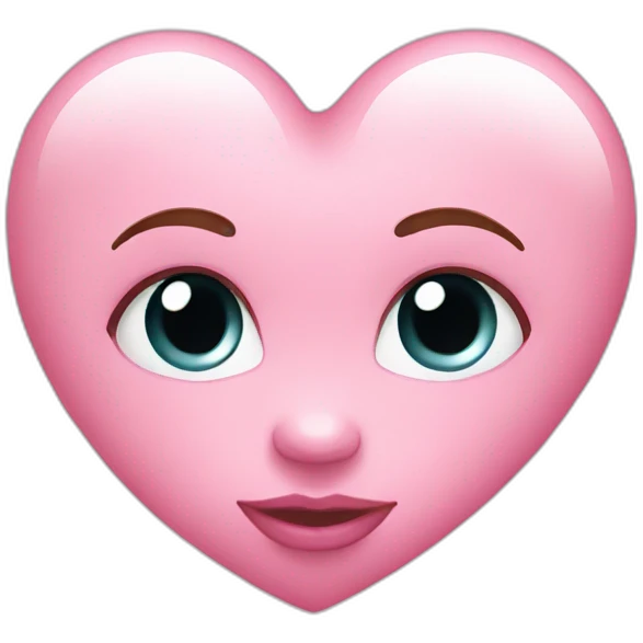 baby pink heart emoji