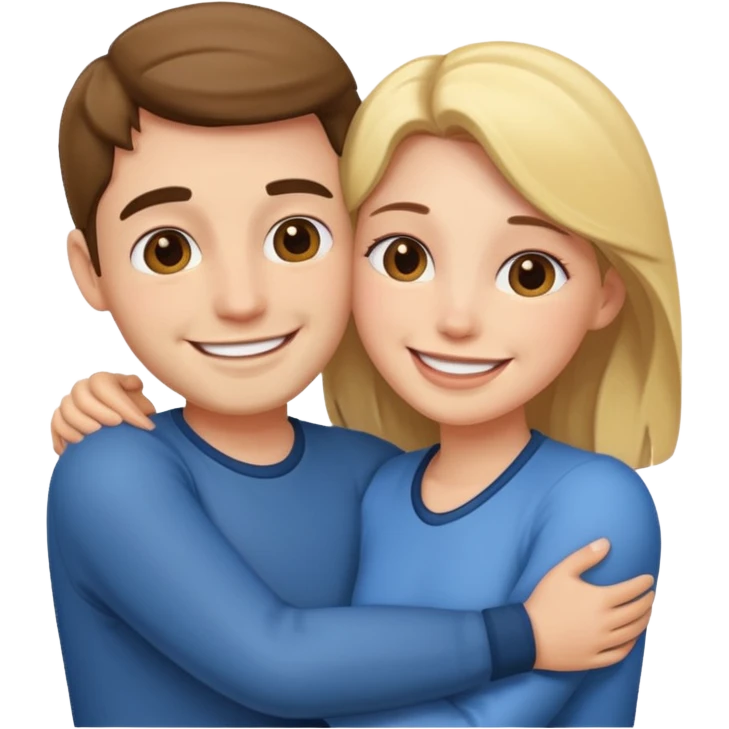 Couple hugs  emoji