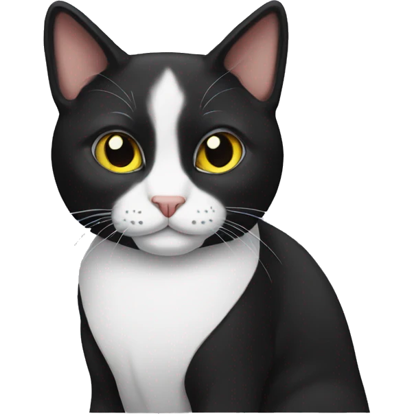 tuxedo cat emoji