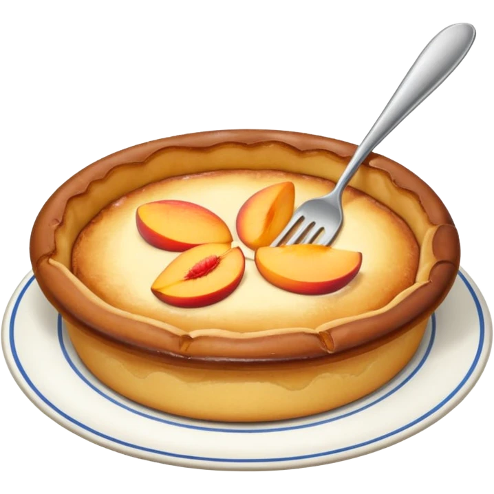 peach dutch baby emoji