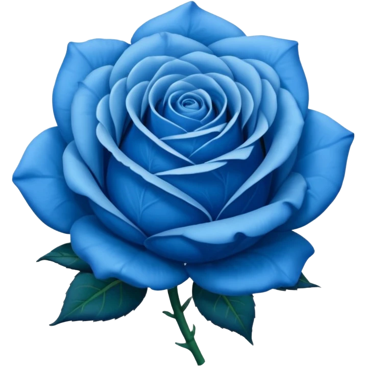 blue rose emoji