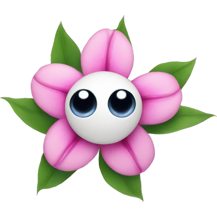 flower with eyes emoji