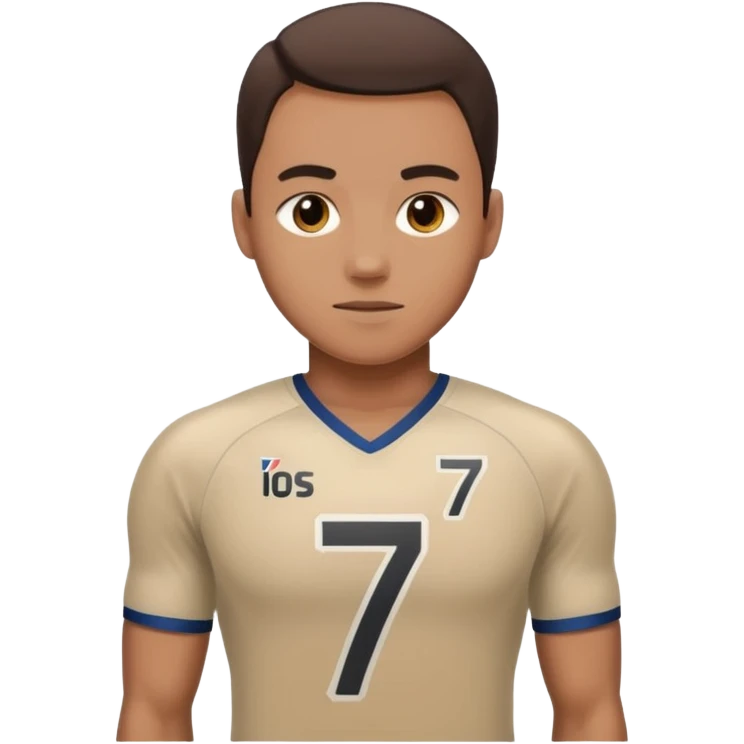 Number 7 Printed Athlete emoji