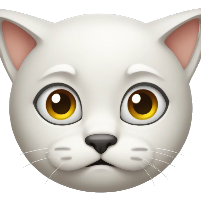Confused cat emoji