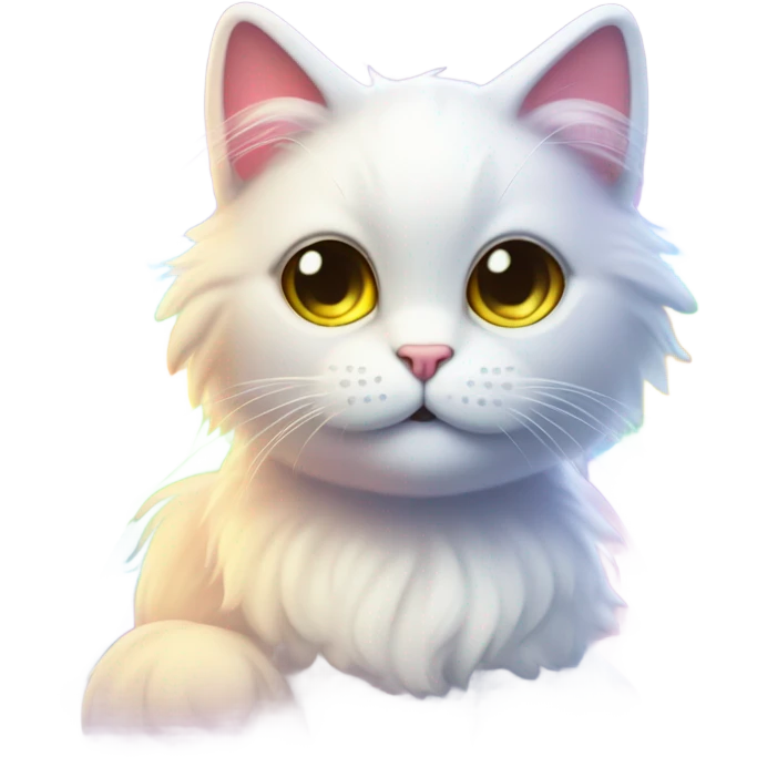 Rainbow and kitty  emoji