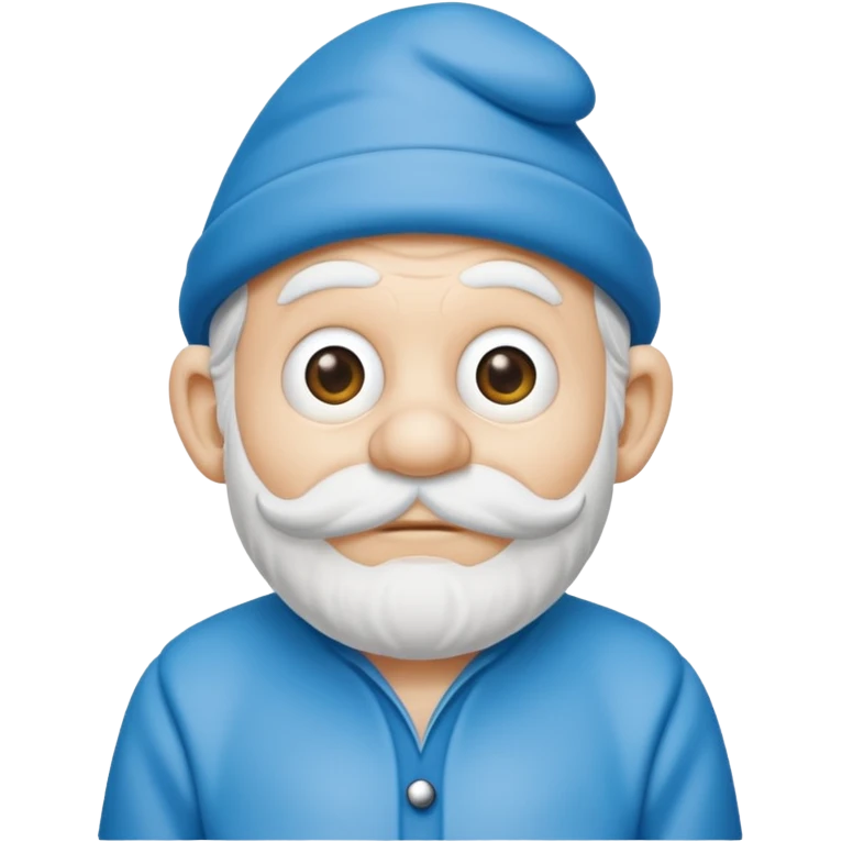 grandfather smurf  emoji