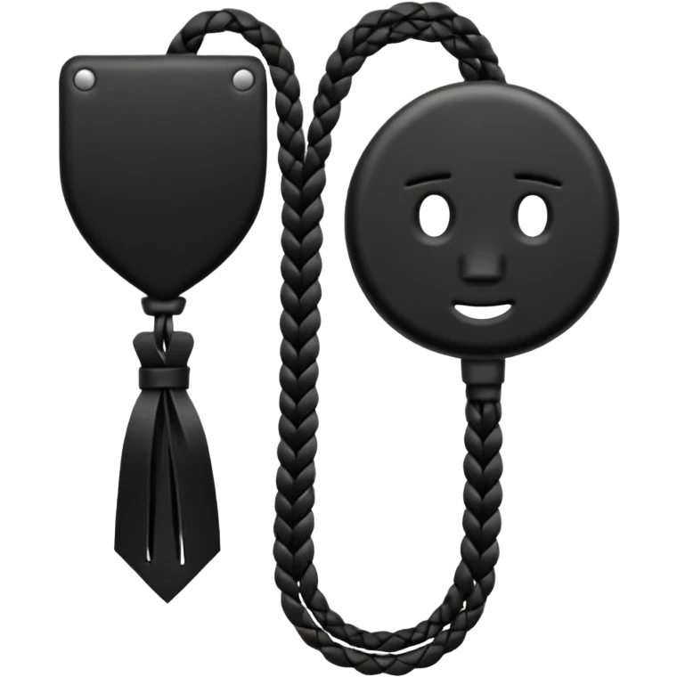 bolo tie simple emoji