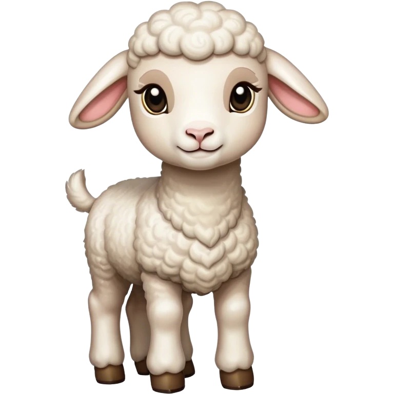 cross with lamb emoji