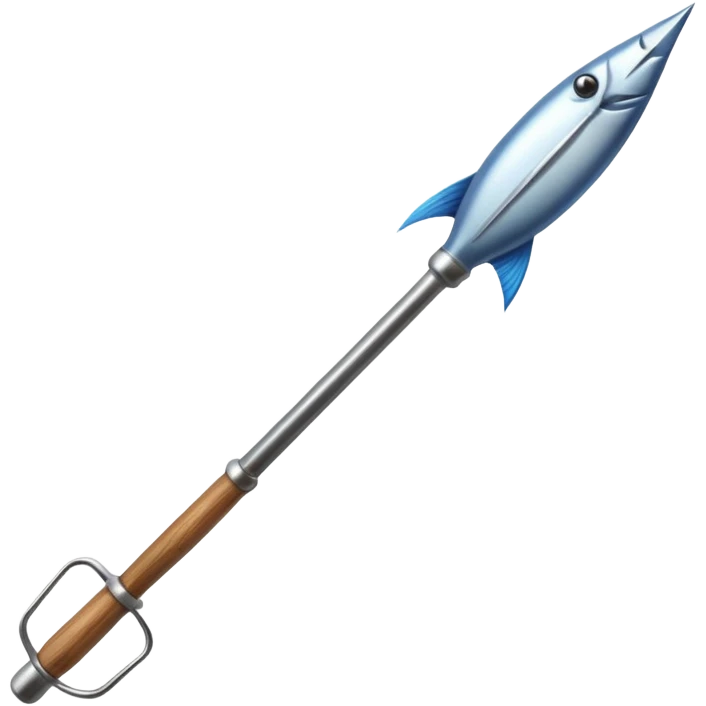 fish spear emoji