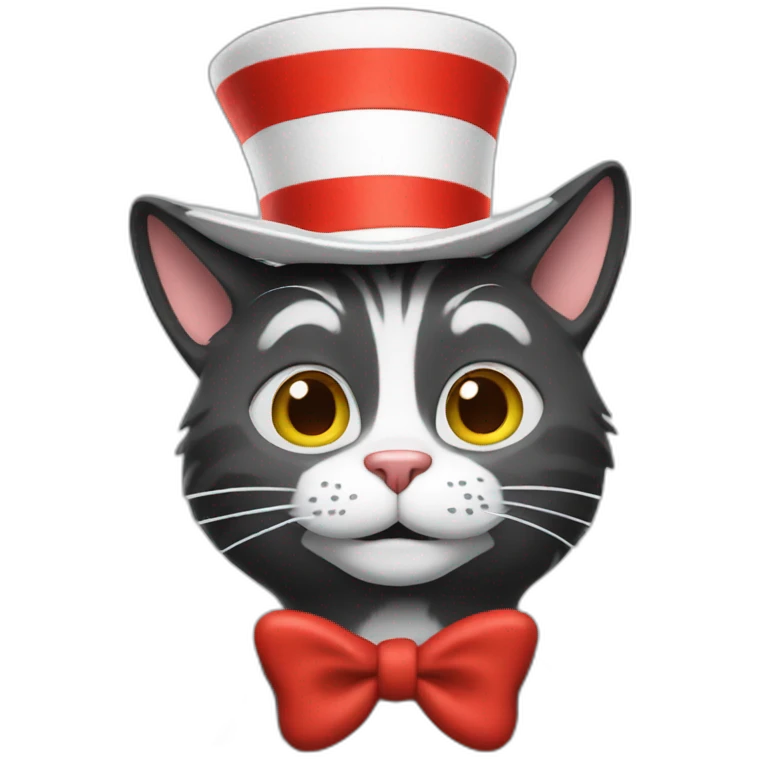 Cat in the hat emoji