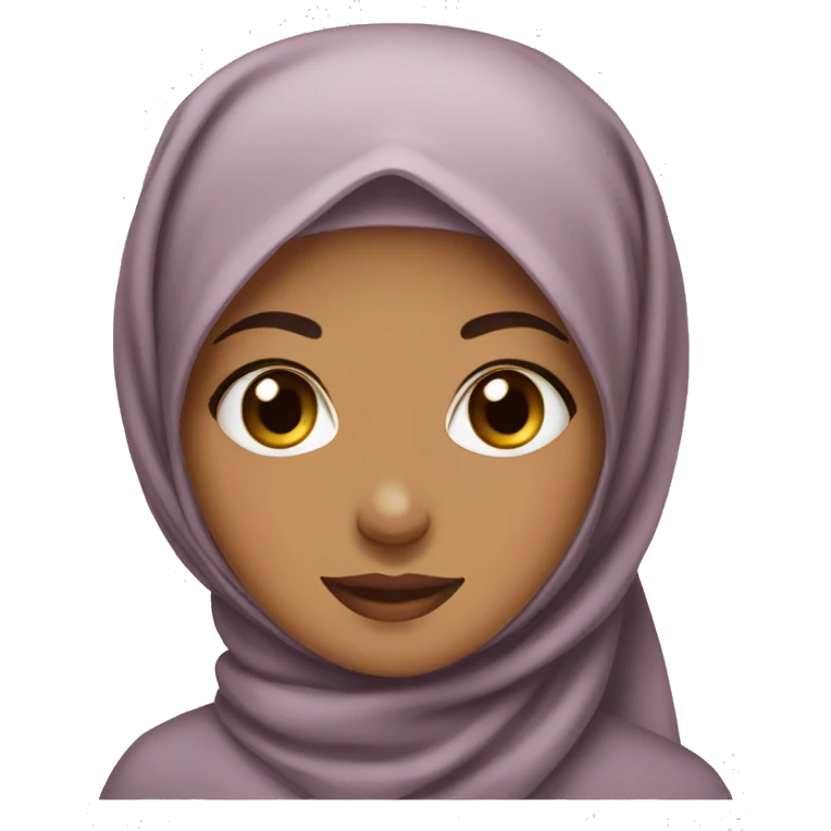 Hijabi with a bow on the hijab emoji