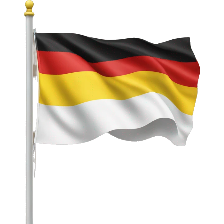 Flagge Bundesland Deutschland Hessen emoji