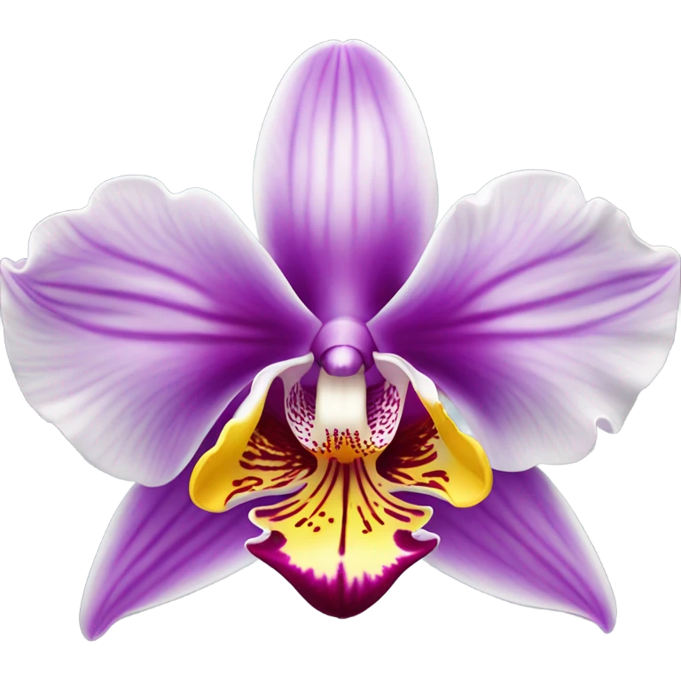 orchid flower emoji