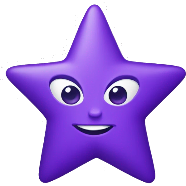 purpel star emoji