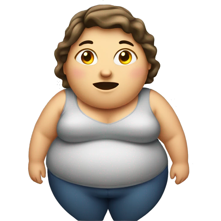 obese women emoji
