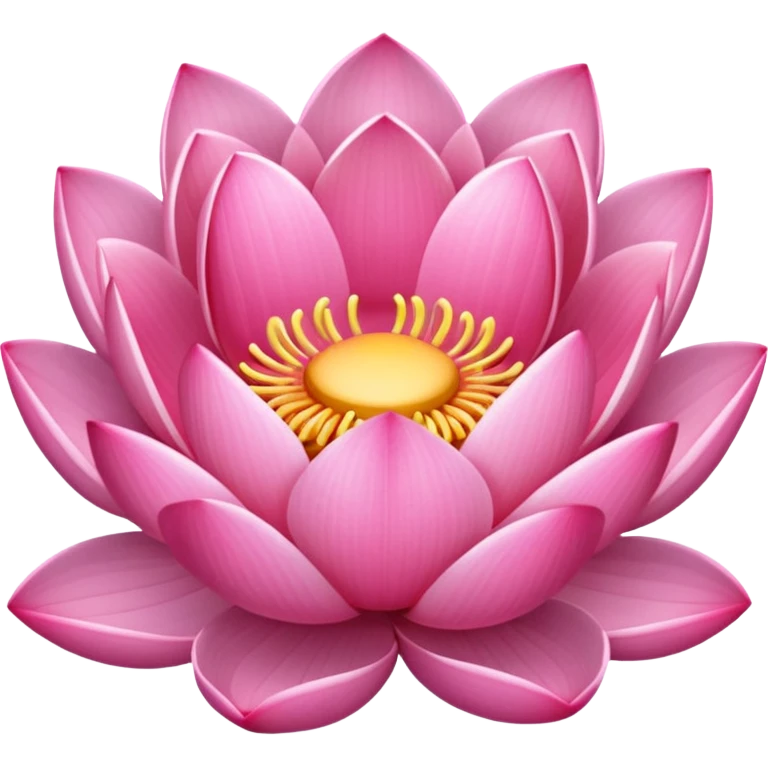 Pink lotus emoji