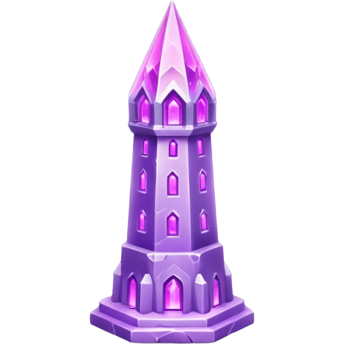 purple magical tower emoji