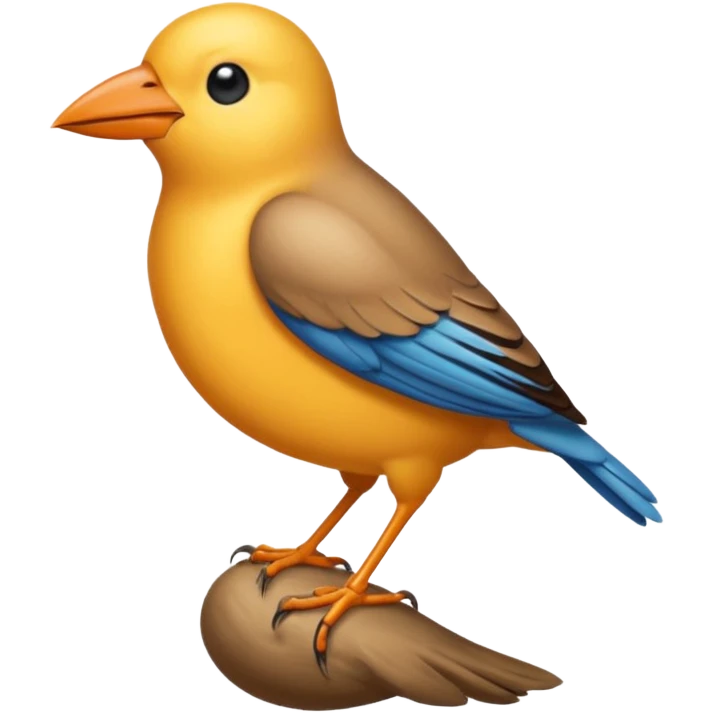 Oiseau qui fais caca sur les gens emoji
