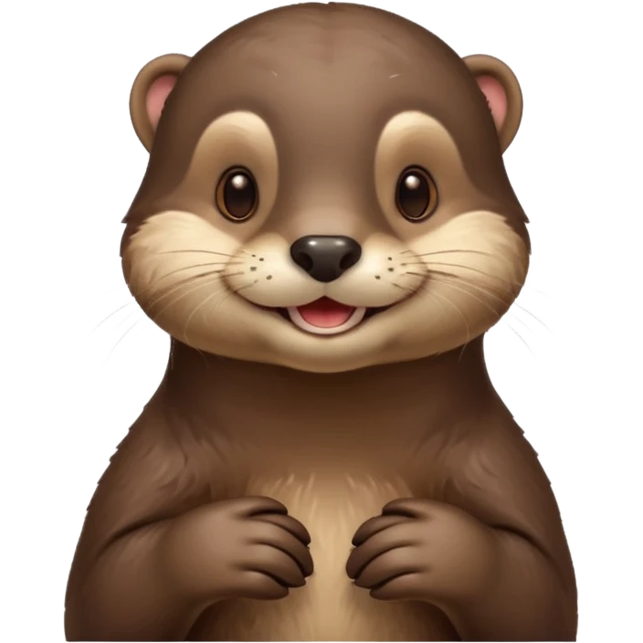 a flirty italian otter emoji