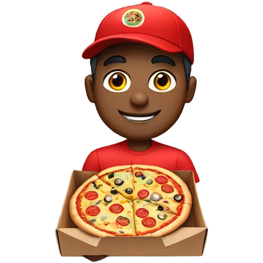 Pizza man emoji