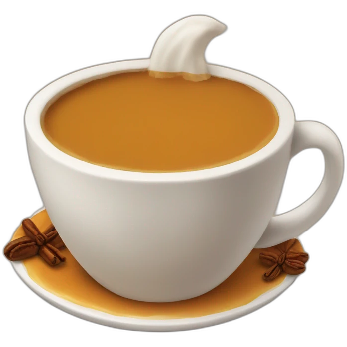 pumpkin spice coffee emoji