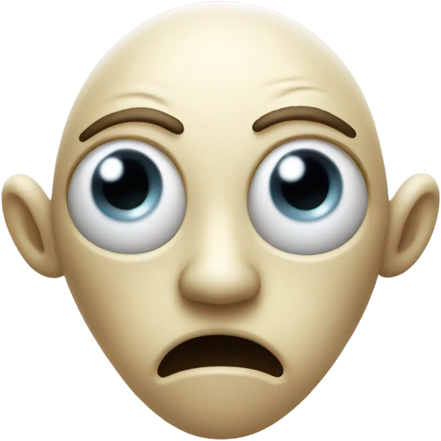 scared ghost emoji