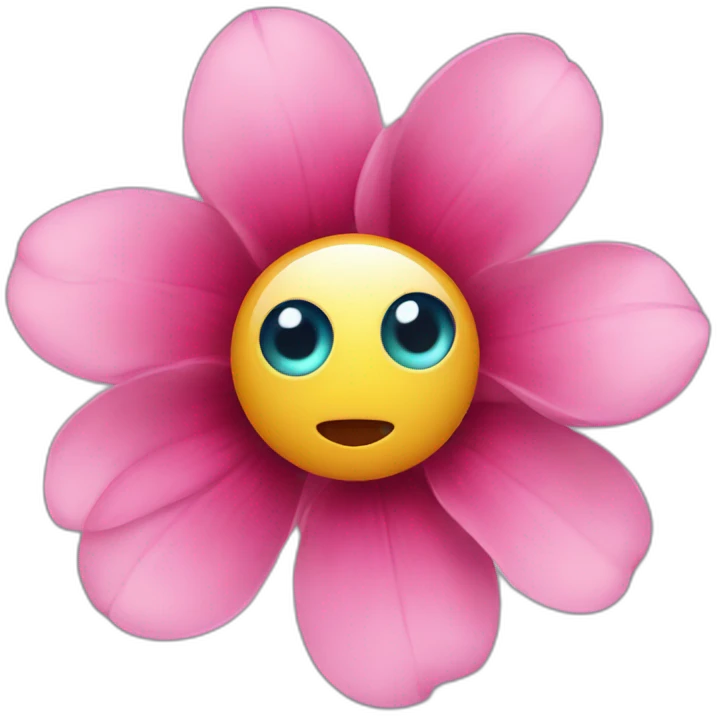 flower with eyes  emoji