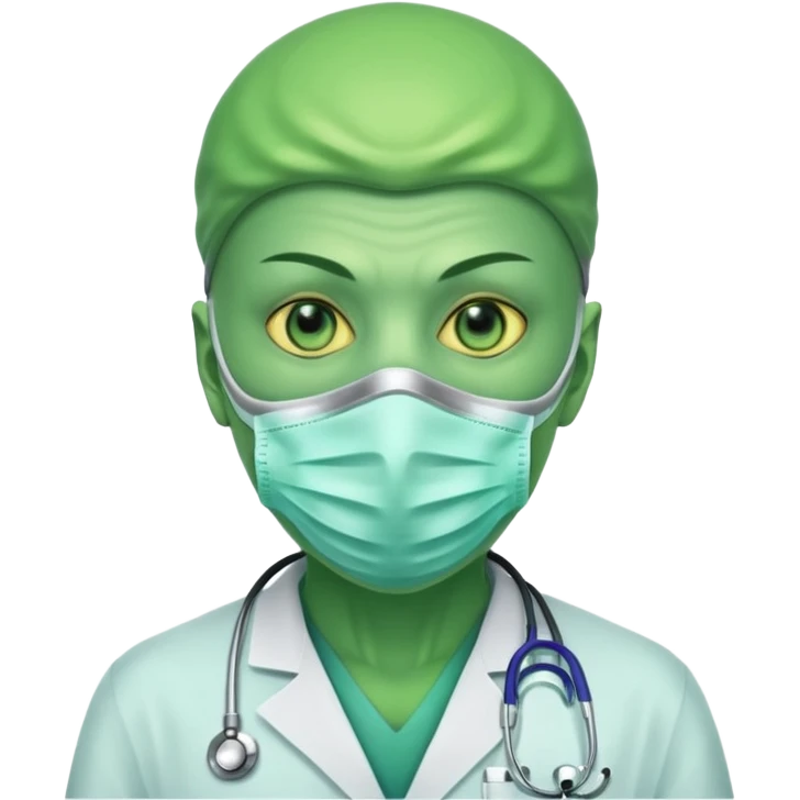 alien doctor emoji