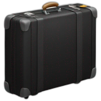 valise noir  emoji