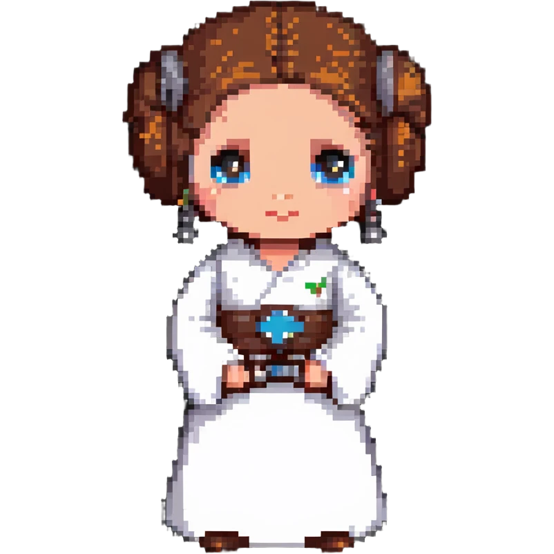 Princess Leia from Star Wars emoji