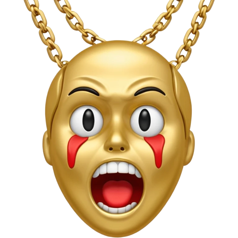 scream icon neckless  emoji