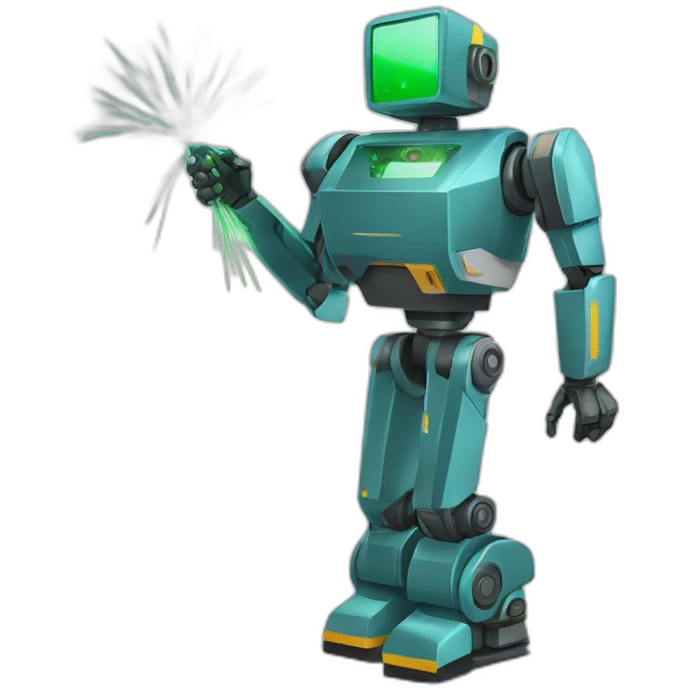 laser robot weeding emoji