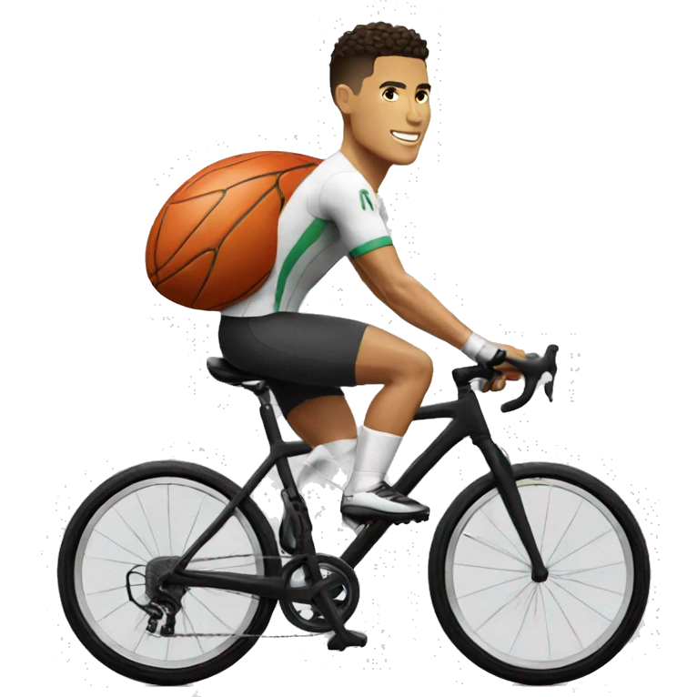 Ronaldo en vélo  emoji