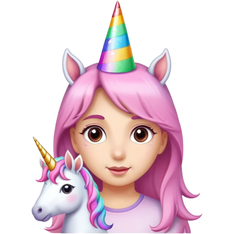 Unicorn birthday  emoji