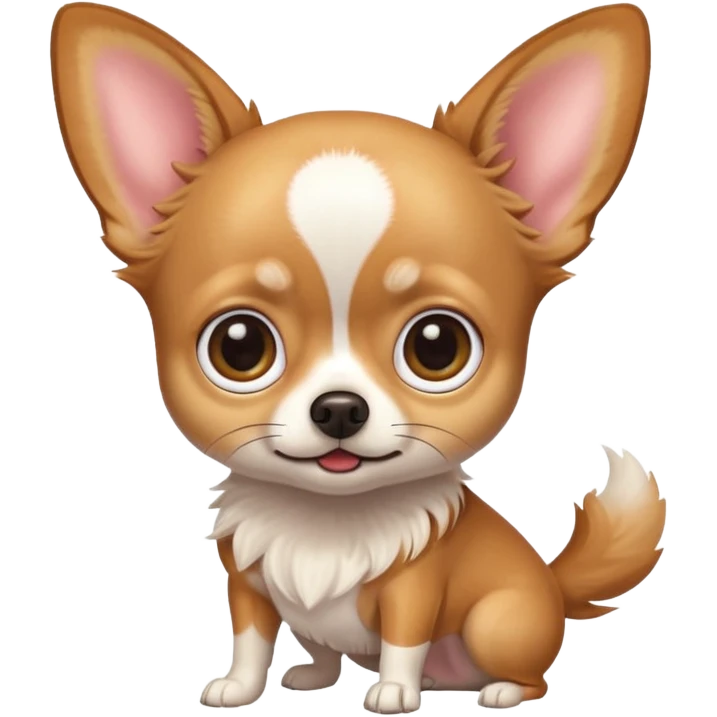 Mind blown chihuahua  emoji