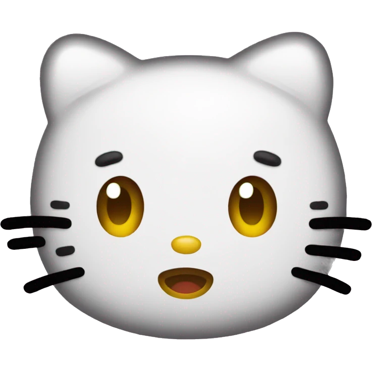 sad hello kitty emoji